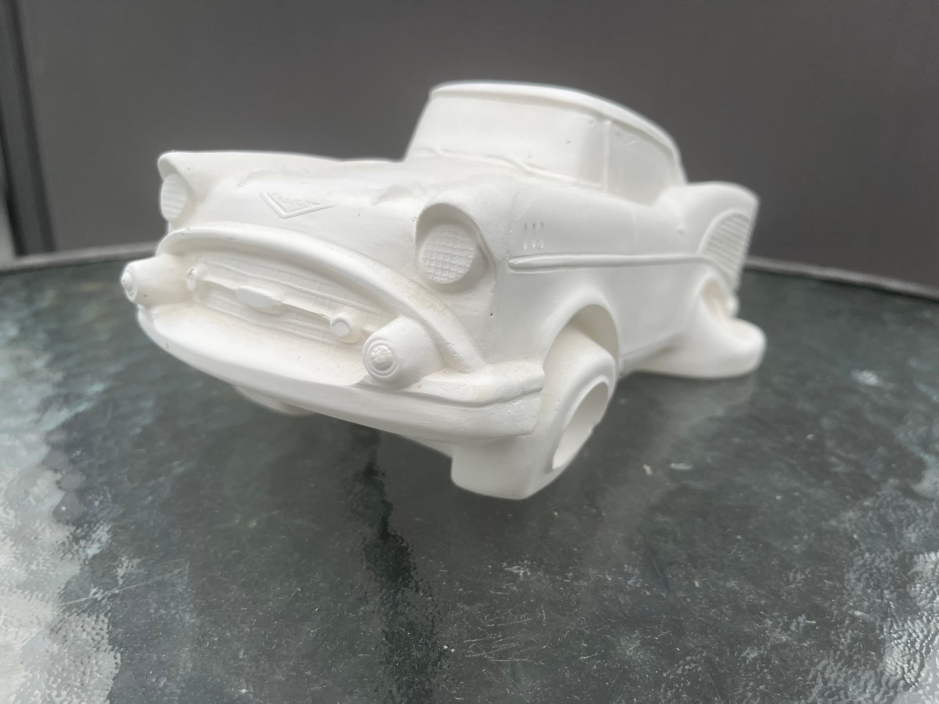 Unpainted Bisque Ceramics: Car