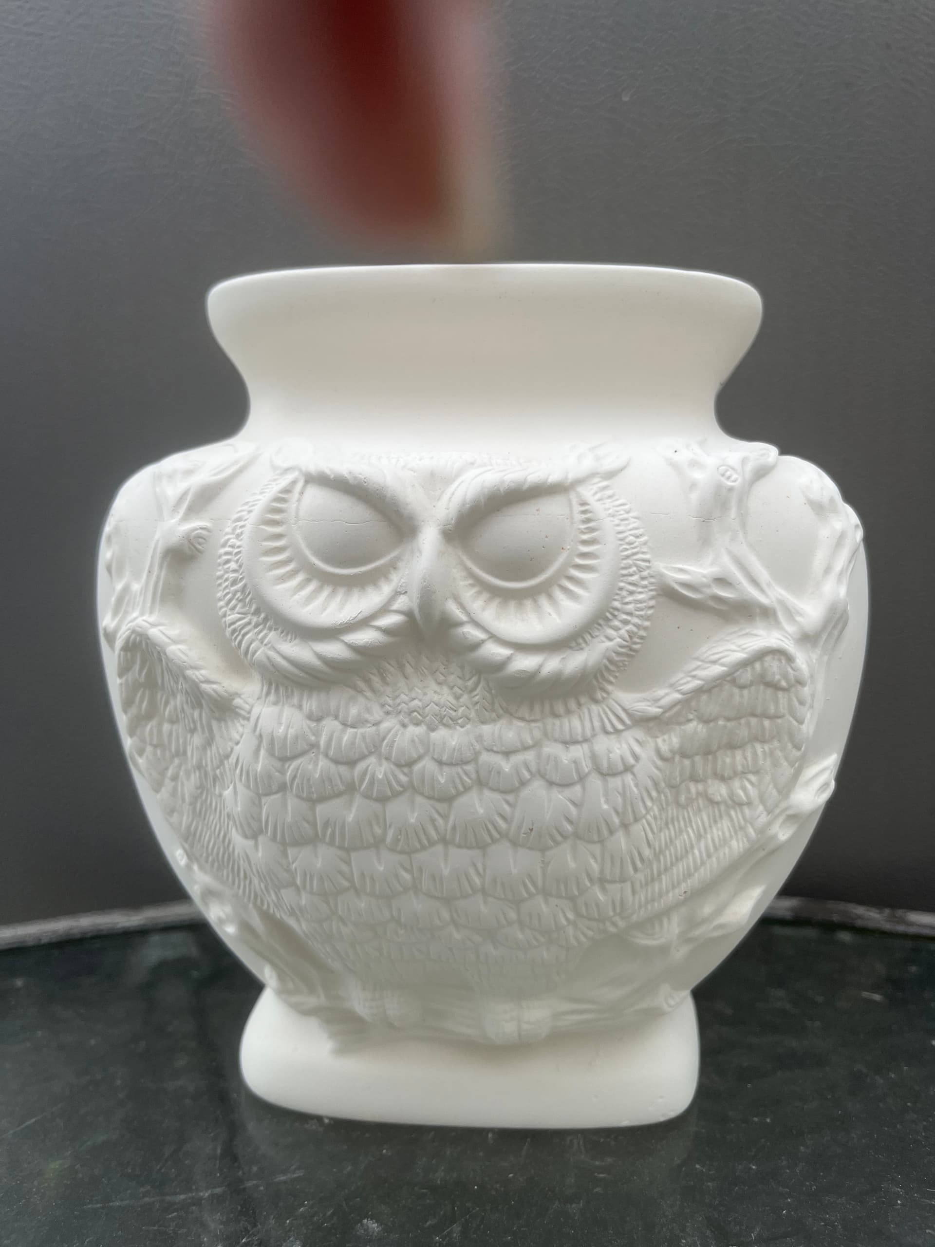 Unpainted Bisque Ceramics: Owl planter