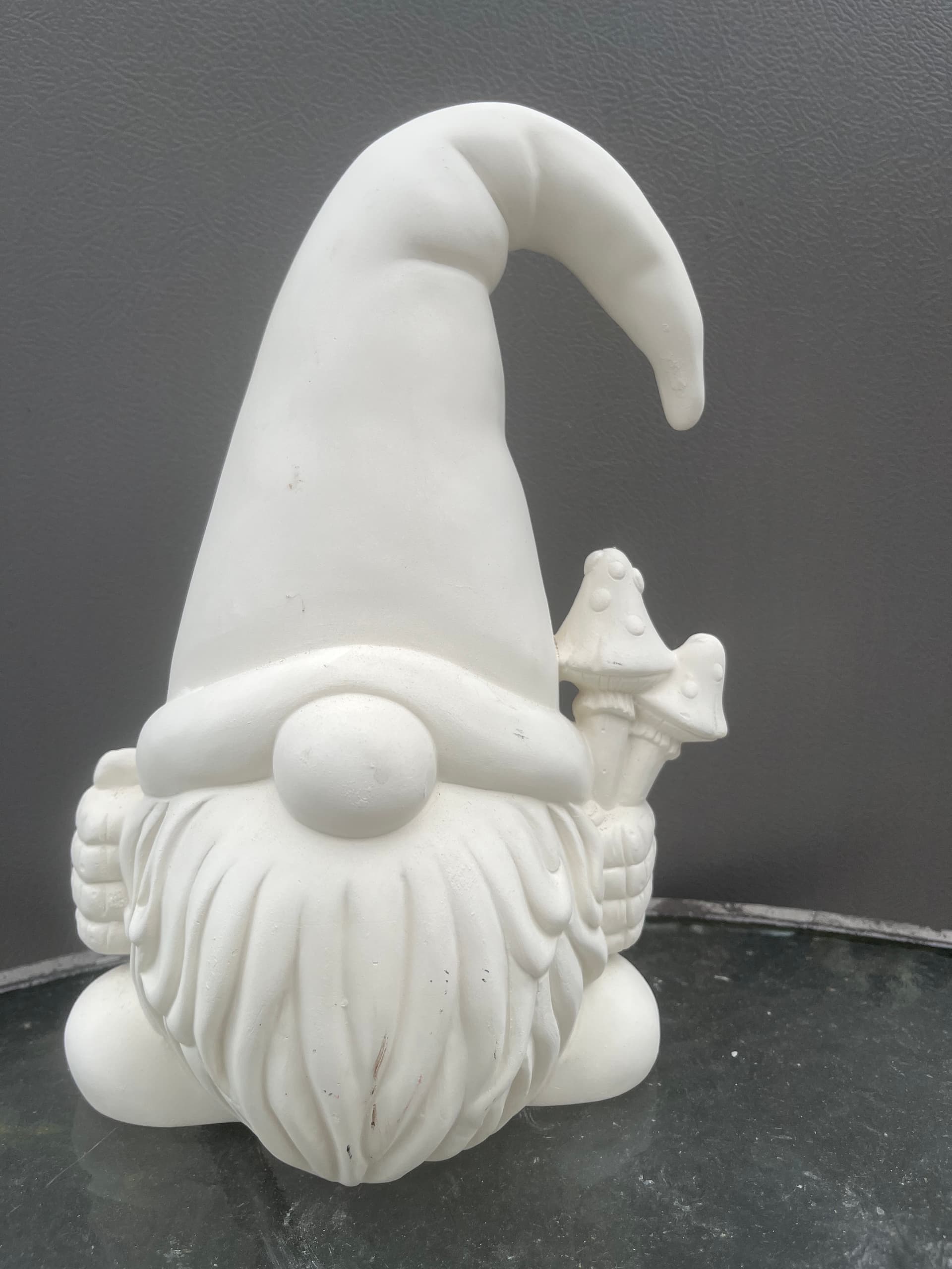 Unpainted Bisque Ceramics: Gnome