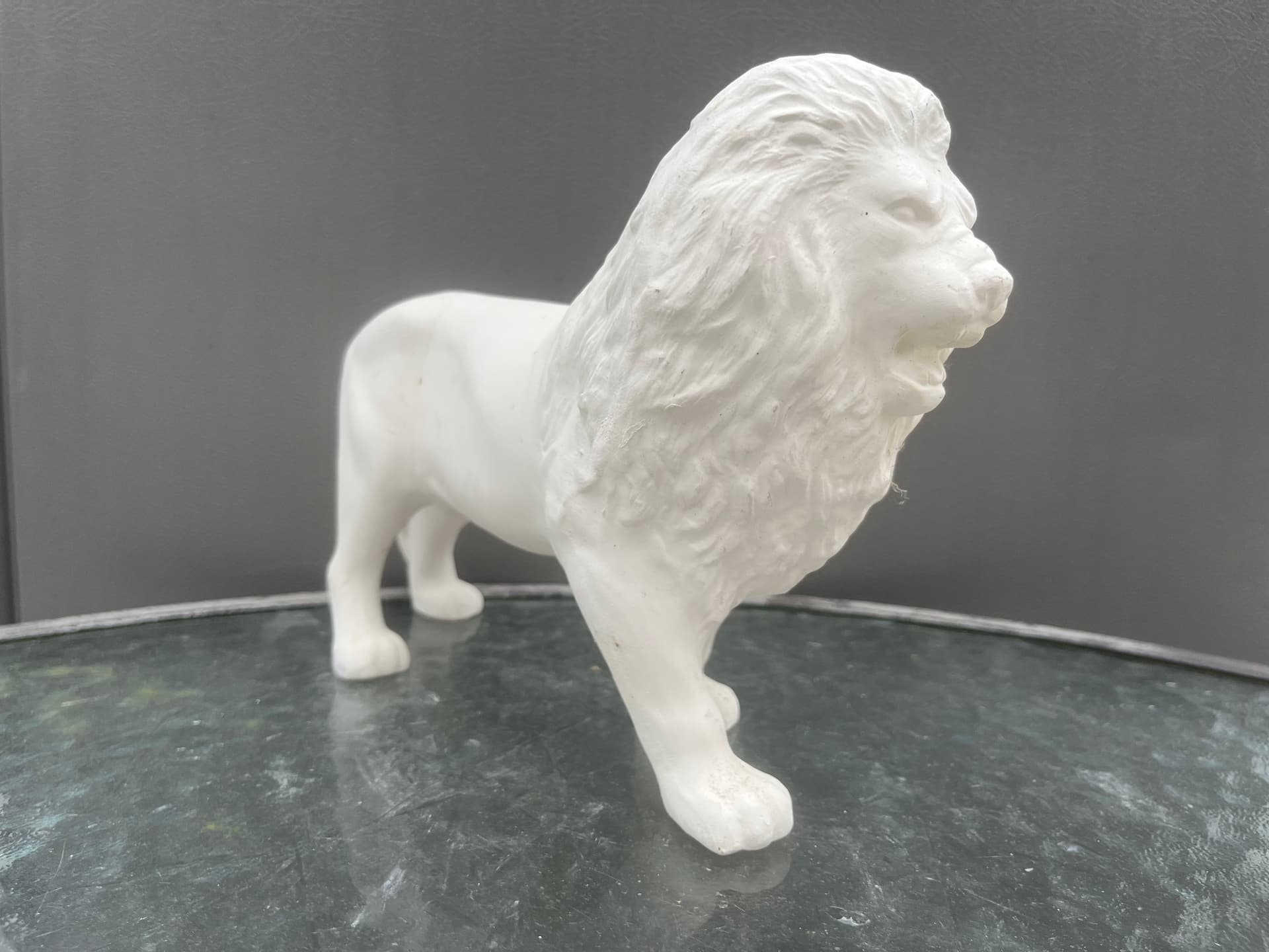 Unpainted Bisque Ceramics: Lion