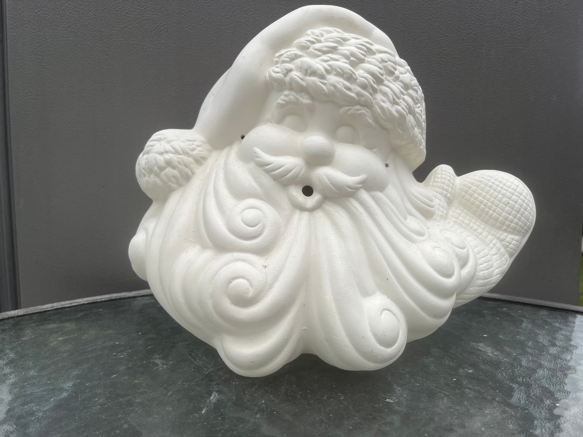 Unpainted Bisque Ceramics: Santa