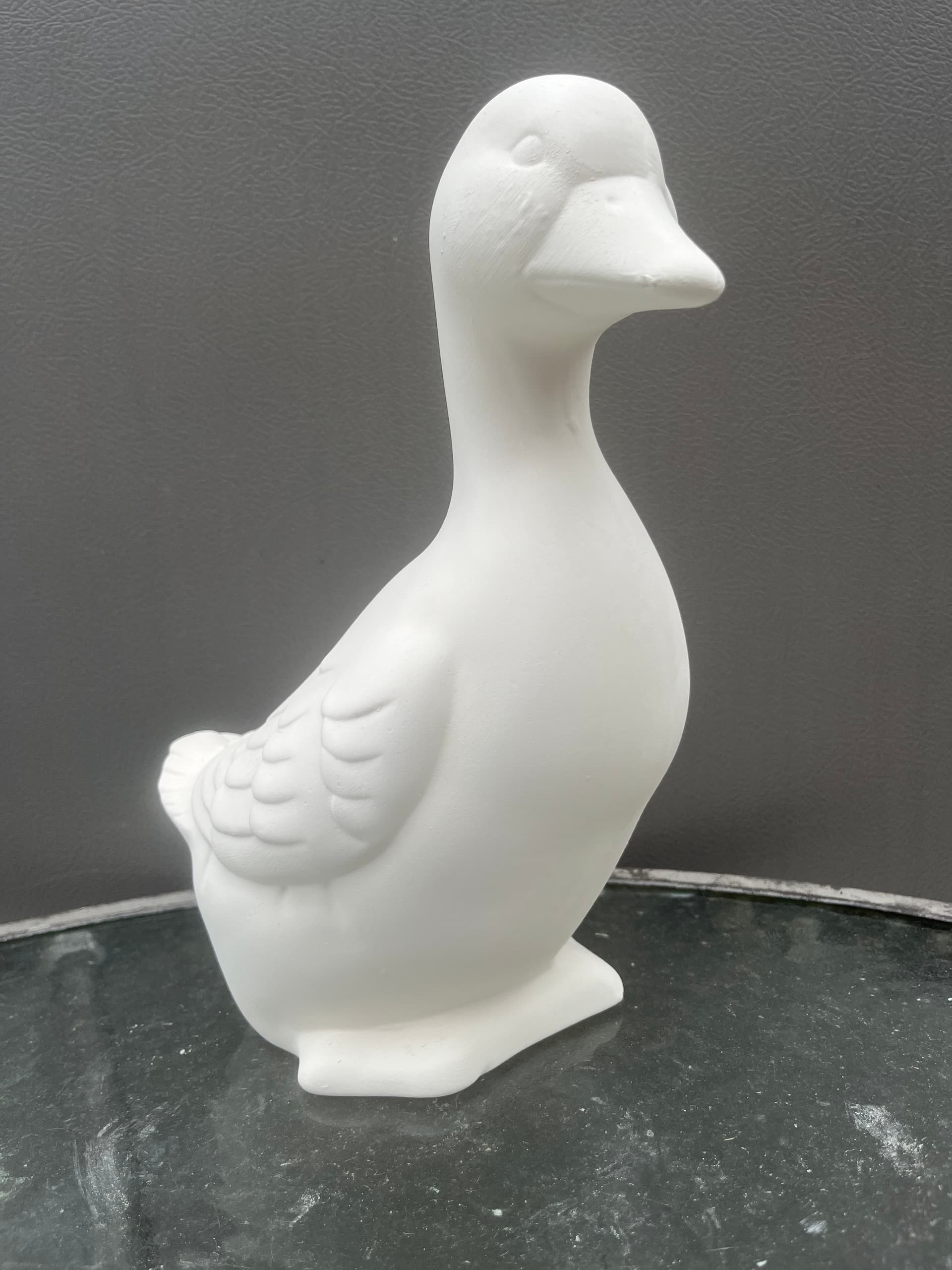 Unpainted Bisque Ceramics: Duck
