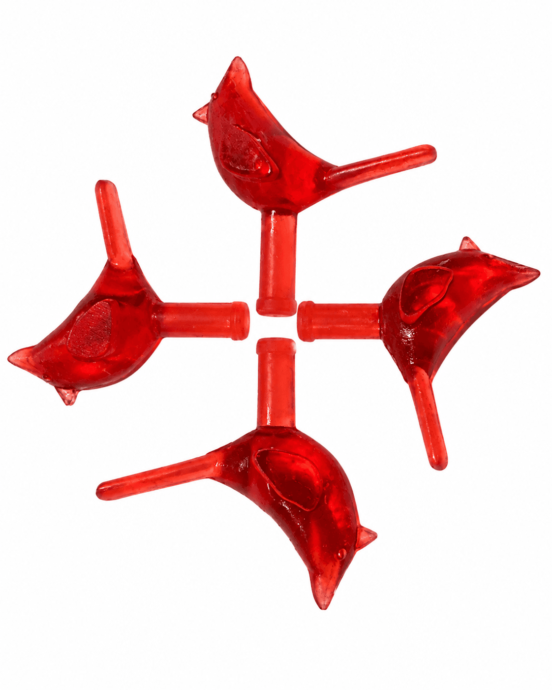 Ceramic Christmas Tree Bulbs: Original cardinals