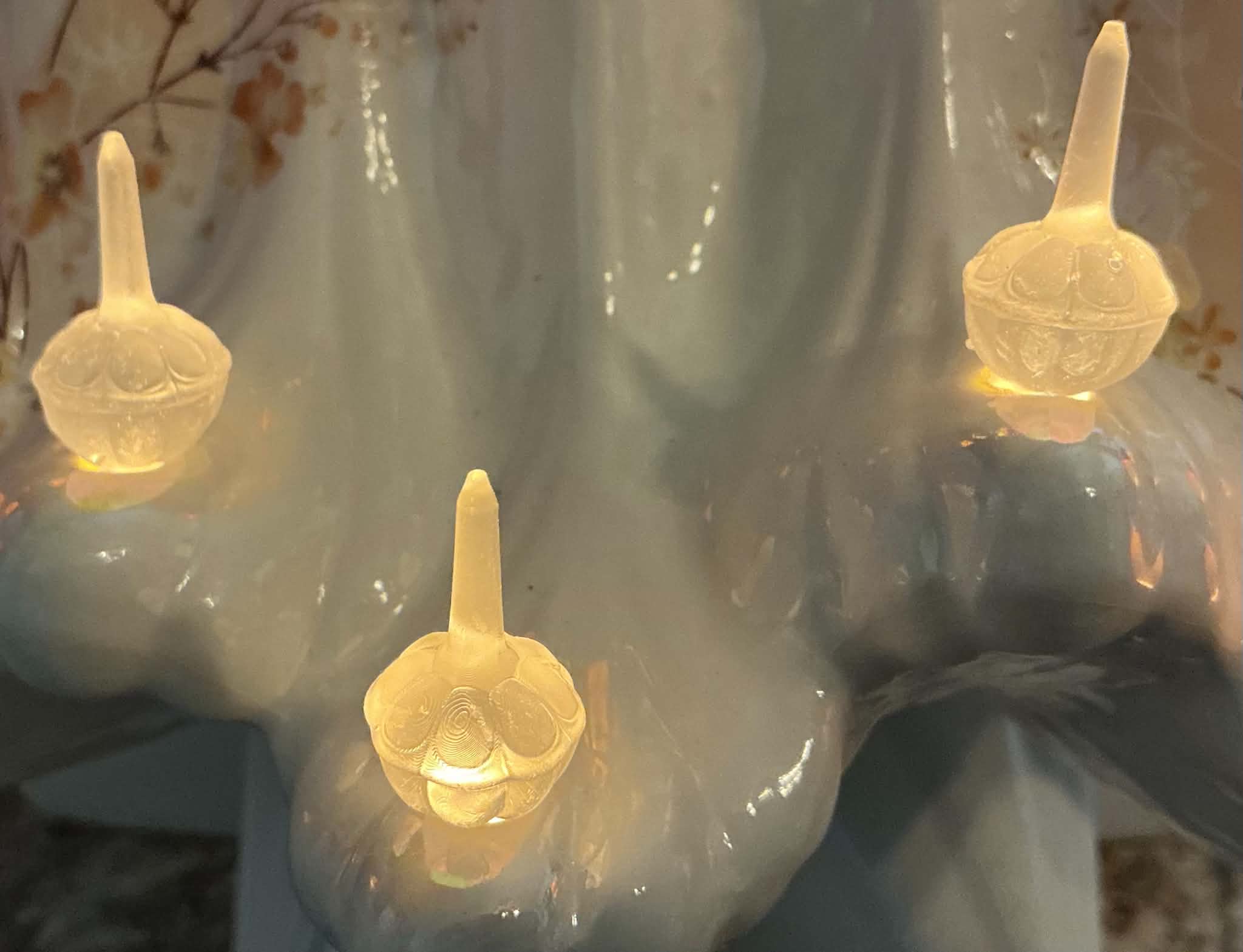 Ceramic Christmas Tree Bulbs: Bubble Lights