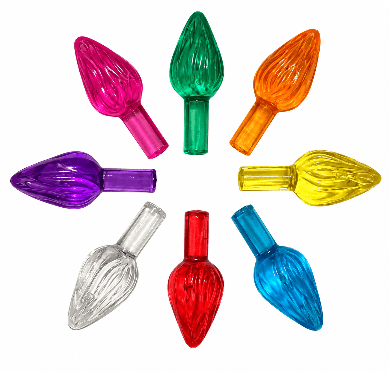 Ceramic Christmas Tree Bulbs: Twist Lights Pack of 100